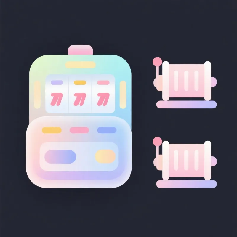 slot machine 图标与转轴示意